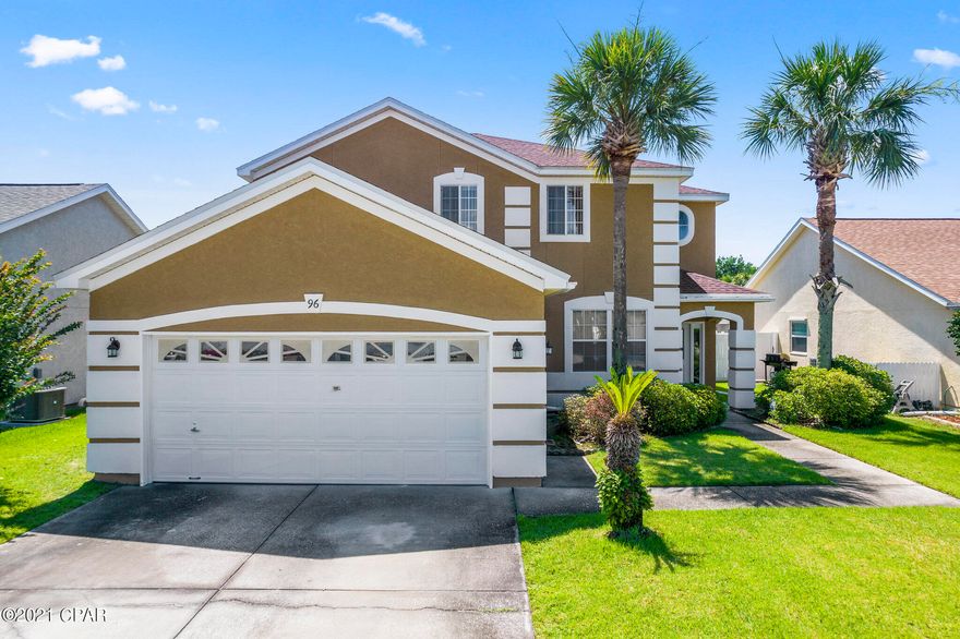 UNDER CONTRACT ACCEPTING BACK UP OFFERS.MUST SEE Beautiful Home in Summerwood Subdivision 4 bedrooms 3 full baths with office and sunroom. Great location close to the beach and Pier Park.  New roof 2019, new windows, freshly painted exterior, some interior painting as well. Well maintained landscape with sprinkler system. Huge master bedroom 2 walk in closets large bathroom with 2 sinks separate shower and garden tub. Three additional bedrooms upstairs with full bath double sinks. Plenty of storage office and full bath on the first level. Please call today to book your showing!