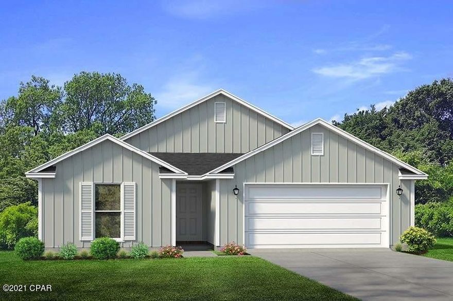 Welcome to Sunset Village. This is a new community located off Hwy 231. These detached Single family residences are now leasing. These homes have traditional 8' ceilings, vinyl flooring throughout, quality paint on walls, and a standard Frigidaire appliance package. This plan is a Ryder and features 4 bedrooms with 2 bath. As you enter this home you will find two bedrooms 3 bedrooms just off the foyer, an open kitchen to dining and living area. The master bedroom is located at the back of this home and has a large bath with shower only as well as his and hers walk-in closets. Sunset Village is pet friendly $500 deposit for one and $300 for a second pet with a $25/month per pet fee. All dimensions and square footage are approximate. Actual amenities and specifications may vary. A standard Smart Home package includes a KwikSet keyless entry, Skybell doorbell, automated front porch lighting, an Echo
Dot device, and Quolsys touch panel which can be integrated to control your lighting, thermostat, front door and so much more.
A builder 10 year structural warranty is also included.

Pictures, photographs, floor plans, elevations, features, colors and sizes are approximate for illustration purposes only and will vary from the homes as built. Home and community information including pricing, included features, terms, availability and amenities are subject to change and prior sale at any time without notice or obligation. For Move-In/Completion Estimates: Ready dates are estimates only. Timing of completion of construction and buyer move-in are subject to contingencies contained in home purchase agreement and governing jurisdictions issuance of a certificate of occupancy, and may change due to forces majeures and other delays or disruptions outside the reasonable control of the Builder.