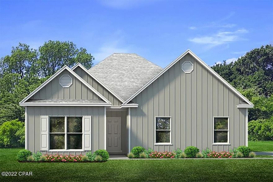 The Kennedy is a charming 4 bed, 3 bath floorplan home located in Windmark Beach overlooking a pond! Interior features of this home include gorgeous quartz countertops with undermount sinks in the kitchen and bath rooms. Enhanced vinyl plank flooring is throughout the entire home.



This home also has Stainless steel appliances including a free-standing smooth top range, microwave, and dishwasher. Windmark Beach is a tranquil community in a natural setting with boardwalks, walking paths, bike trails, roving security and a private beach access. Images, descriptions, SF and room sizes are approximate.