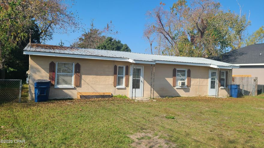 Investor's Opportunity! Duplex Rehab Project in Prime Panama City Location - Easy Access to Hwy 98 & 23rd St!

Solid 1955 four-sided cinderblock duplex with durable metal roof on slab foundation. Perfect for investors seeking a value-add project with strong rental potential in a convenient central location.

Property sold strictly AS-IS - in need of complete renovation. Cash buyers preferred; ideal for full rehab to capitalize on high demand for updated multi-family units.

Key features: Separate electric and water meters for each unit
Each side: 2 bedrooms, 1 full bath, living room, kitchen, and private chain-link fenced backyard area
Unit 1707: approx. 501 sq ft | Unit 1709: approx. 505 sq ft

Renovated 2-bed units in the area command premium rents - great upside for hold or flip! 

All measurements approximate and not guaranteed. 

Schedule your showing today and bring your vision!