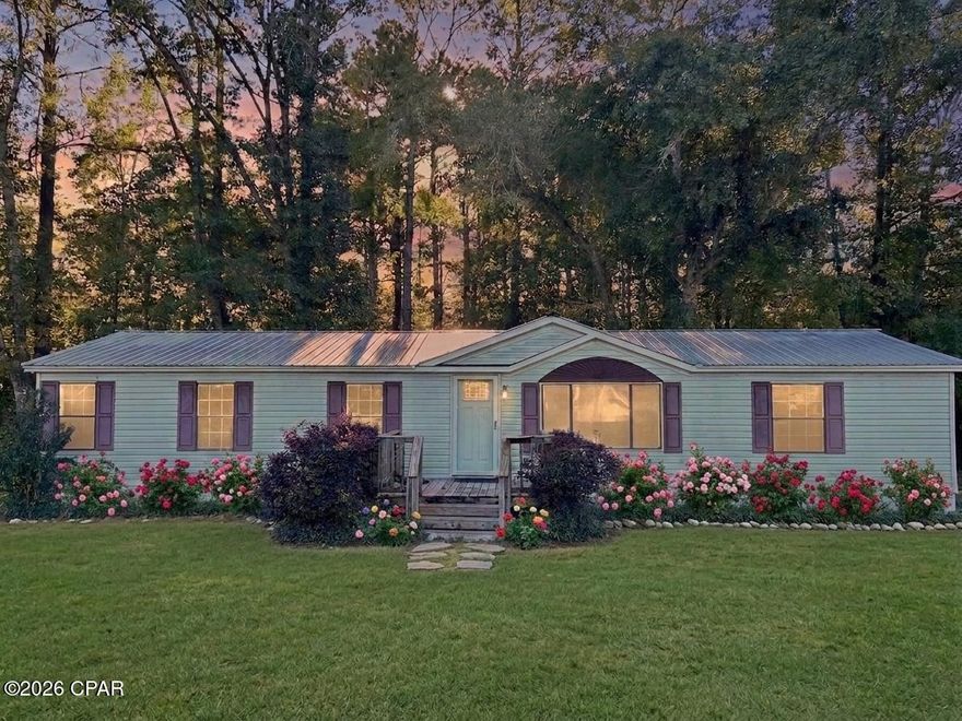 Partially renovated property with potential!  This 2001 double wide manufactured home offers approximately 2,040 sq ft of heated and cooled space (2,104 total), featuring 3 bedrooms and  2 full bathrooms and a covered porch— all set on a private 2.75-acre lot near the end of a quiet road.

The home needs cosmetic work throughout but has great bones and several key updates already in place, including a metal roof replaced in 2018, new dishwasher, and new laminate flooring in much of the home.

Whether you're an investor looking for your next project or a homeowner ready to renovate and build equity, this property offers plenty of space, privacy, and potential. Being sold As Is, it's priced with repairs in mind — bring your vision and make it your own!