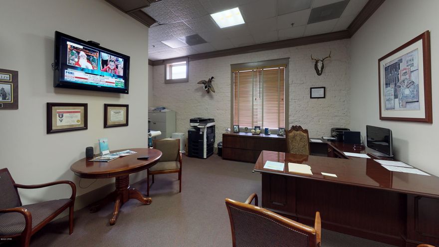 Two office spaces with a bathroom this. Water, Sewer, Dumpster and Hallway lights are all included in the rent.