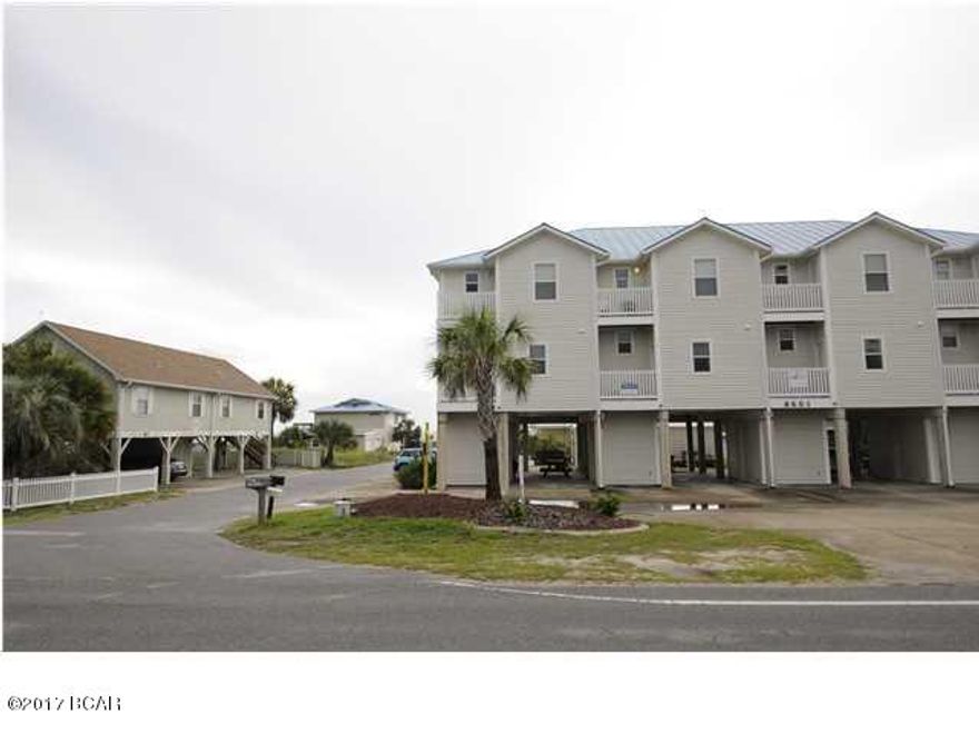 GULF VIEW-Walk into your dream townhouse...this townhouse has the most wonderful gulf view from master bedroom and living area, with Large Balconies on each. The beach side decks are very large and have lots of room to entertain and Gulf Views. This unit also has additional parking on the side st for visitors and boat. Two Masters each with walk-in closets and full baths. Kitchen and downstairs bath with new countertops, tile back splashes, and fixtures. New Carpet on stairs and bedrooms. Home is immaculate. New appliances, Bosch dishwasher. Beautiful Townhouse Sold Fully Furnished, including everything you need to move in! Just steps to the beach and lots of storage for your beach gear. This townhouse has not been in the rental program, but it would be a perfect rental! Must SEE! Check ou