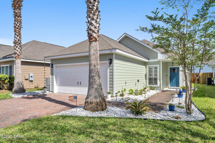 UPGRADES, UPGRADES, UPGRADES!! This adorable lil house is located in top tier neighborhood of Turtle Cove! Turtle Cove is located on the coveted Lake Powell dune lake. This west PCB cottage is close to the beach but in a short term restricted area perfect for enjoying your peaceful abode! The home has been loaded with all sorts of upgrades, including natural gas Rennai, luxury vinyl plank and so much more! The kitchen has been completely remodeled and has new lowered bar system with new counters, sink, backsplash, and appliances (except micro) including a beautiful gas stove, as of 2 years ago. The HVAC has been replaced as well. The house has had gas run into the home in order to put a fireplace in living room as well! The master bathroom has been beautifully remodeled with new countertops, sinks, redone shower as well! Come see this charming home and see why Turtle Cove is the place to be! All information is deemed correct but should be verified if important.