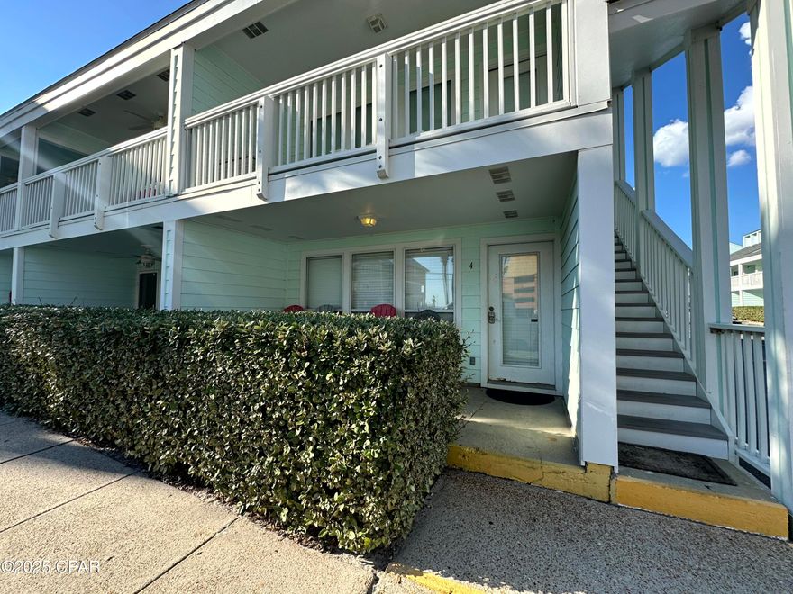 Here is your chance to buy a great fixer-upper one bedroom condo with bunk beds in the hall located right across Front Beach Road from a beach access.  Southwind is a small neighborhood type condo complex on the west end of Panama City Beach, Florida.  Contact your favorite Realtor right away!
