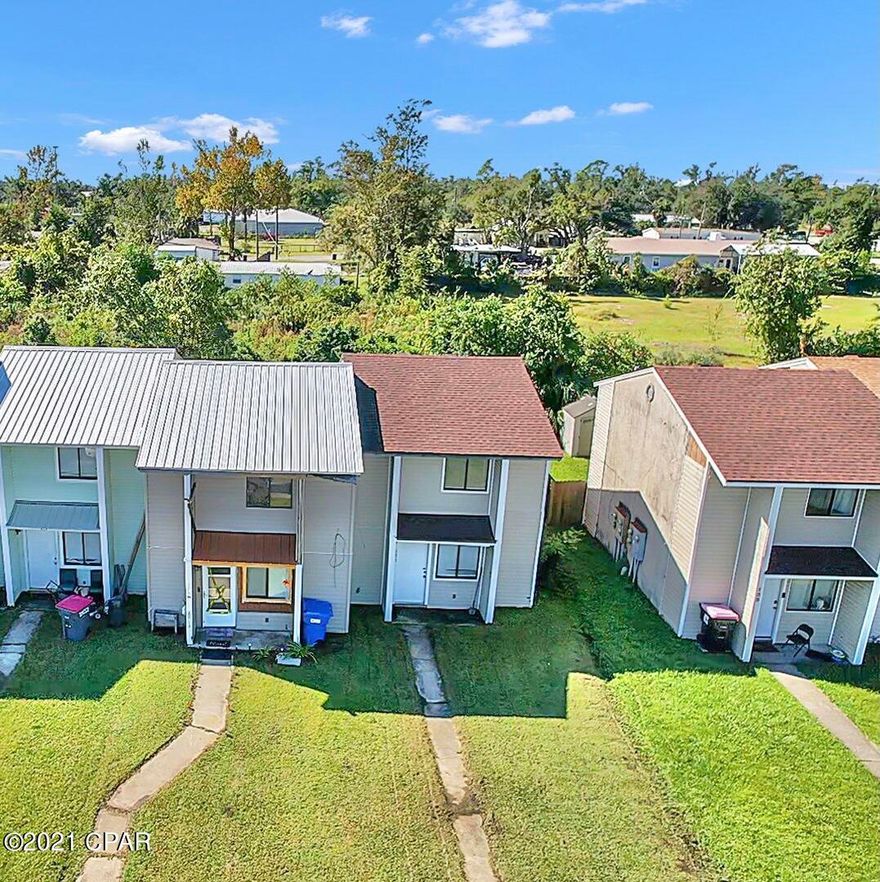 Attention investors! Don't miss out on this great investment opportunity. Located just Minutes from Tyndall AFB, dining, shopping, and schools. This two story, 2 bed 1.5 bath town house has a phenominal rental history, bringing $1,200 a month. updates include, a new roof in 2019, fresh paint, carpet, and new refrigerator.  Call today to check out this great property.