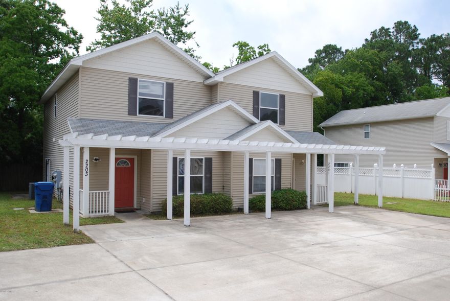 This 3 Bedroom, 2 Bath townhome on Panama City Beach will make a great rental or affordable living. All flooring is tile or new laminate flooring. There is one bedroom and full bath downstairs and 2 bedrooms and one bath upstairs. The two bedrooms upstairs each have their own toilets and vanities but share tub/shower.. Jack and Jill style. This unit is priced to sell!