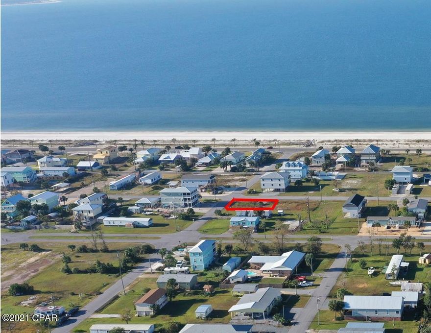 Nice high lot in Mexico Beach with the potential for gulf views from an elevated home. Very high area and in the X flood zone, no HOA fees or buildout timeframe. Short walk to the dedicated beach.
