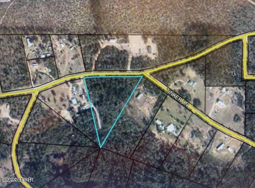 this property is 4.55 Acres with paved road frontage just South of Chipley.  This rural area is unrestricted and mobile home are allowed.