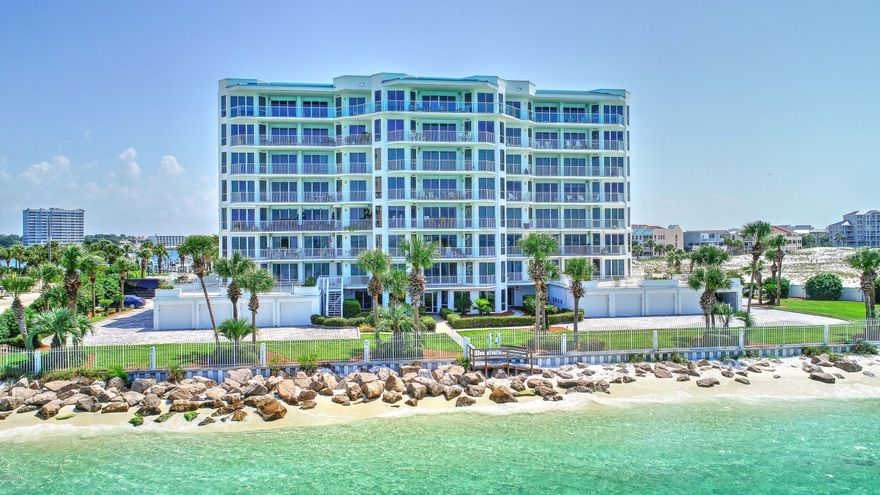 Step off the Elevator to your own private entrance. It is a gated non rental condominium. Sense of security with coded lobby & elevators. Amenities include pool, tennis court, lobby, fitness center, club room, and gated marina. This unit has amazing views of the Gulf, East Pass, & the Harbor. Unit conveys with storage unit. The Unit has a super large terrace that wraps around from the Pass to the Harborside & would be a fantastic space for entertaining. It has stairs leading down to the ground so you never need the elevator. Great for pets and children. Unit 242 next door can also be purchased, Combined together you would have the largest terrace in Destin. Inside you have marble floors, custom cabinets and high end appliances. End unit so incredible views from every room.