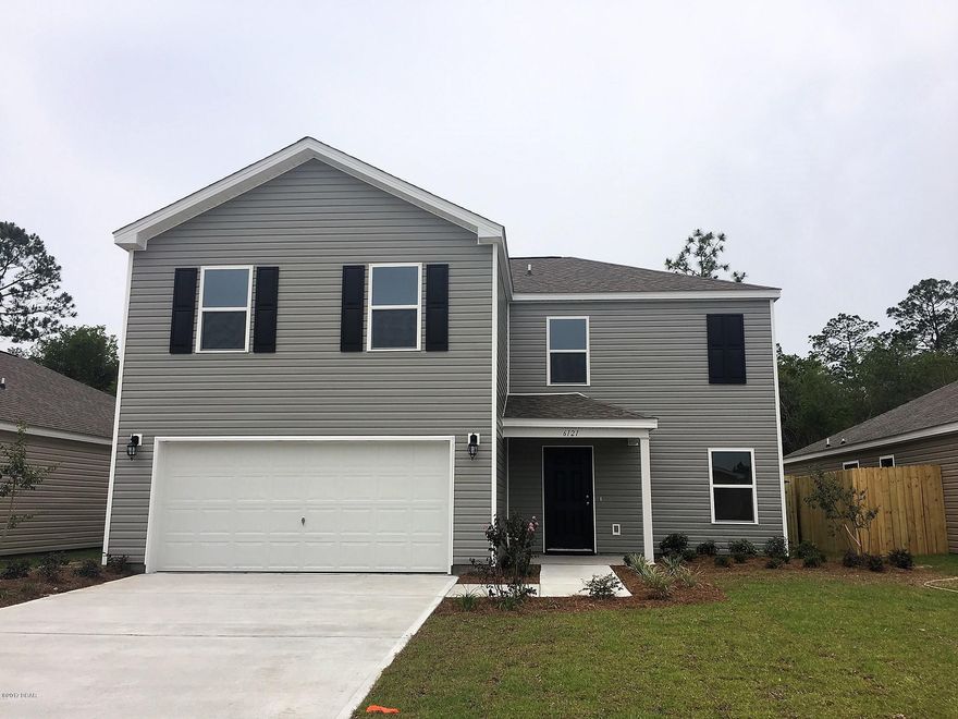 The Flora is a wonderful 4 bedroom, 2.5 bath with 2,170 spacious square feet throughout. Upon entering down stairs you will find a wide open floor plan with living room, dining and kitchen area with a large island and breakfast bar. Enjoy the gorgeous of the back yard and pond. The generous master bedroom upstairs has a large walk-in closet and a nice sized master bath with separate garden tub. The other three sizable bedrooms are well appointed.