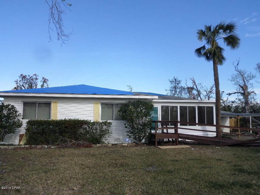 This home is centrally located in the Garden Club area.  A well established neighborhood convenient to downtown, shopping, schools,  and a block to the walking park.  The home has damages due to Hurricane Michael. This 3 bedroom, 2 bath home offers approximately 2175 SF when restored. Features formal living room and formal dining room, large galley style kitchen with plenty of cabinets, spacious den overlooking the backyard. The common hall bath offers a walk-in therapeutic jetted tub/shower.  Master bedroom and bath offers plenty of storage/closet space.  Enclosed front porch, and a wonderful open backyard patio. Built in Back-up generator system supported by propane tank, sprinkler system with separate well. Also a Rainsoft water softener system. Oversize Garage/workshop with single one garage door.  Great potential and opportunity to restore for the right buyer!