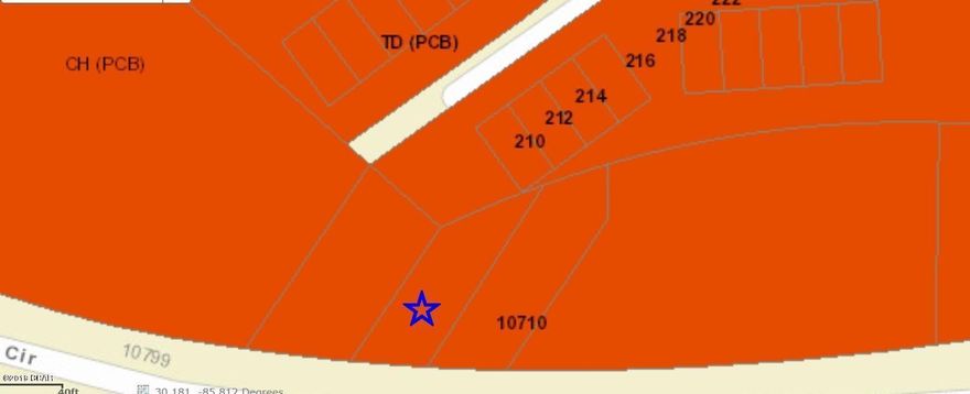 Great building lot one block from the beach! This is an approx 50x100 lot between Front Beach and Middle Beach Roads. The lot has a partial view of the Gulf and zoning is Commercial High-Intensity according to Panama City Beach zoning department. Please verify if important.