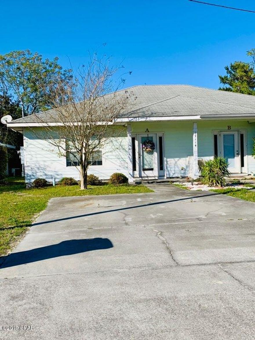 CURRENTLY UNDER CONTRACT, SELLER ACCEPTING BACKUP OFFERS Great rental investment opportunity, year round living or weekend get-a-way!  This is one side  of a duplex just a short two blocks from the Emerald Green Waters of the Gulf of Mexico and located within close proximity to everything including entertainment, restaurants, shopping, Wal-Mart and Pier Park. Unit features 2 bedrooms, two baths and tile floors.  All information is approximate and taken from Public Records. If important to buyer, please verify.