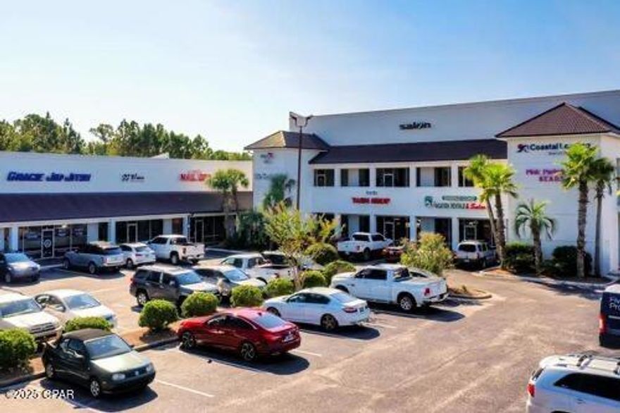 Highly visible from Hwy 98 with approximately 43,000 vehicles passing by daily.  Easy access and plenty of parking for Retail/Office space with open showroom, offices, kitchen area, and rear entrance for deliveries.