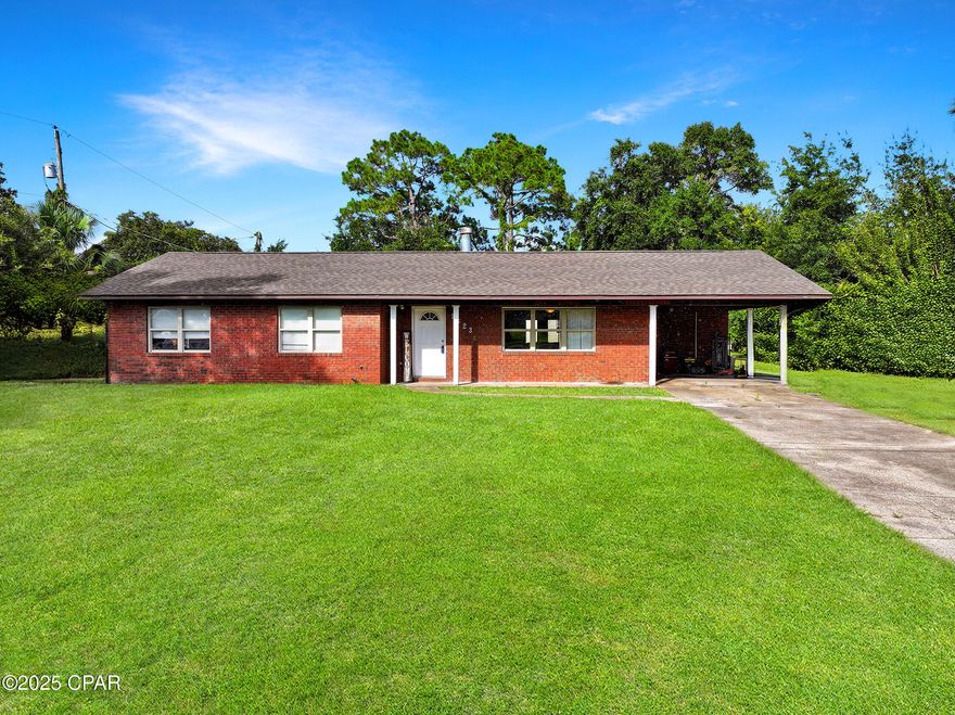 Charming 3BR/2BA Home in the Heart of Downtown Port St. Joe. Discover the ease of downtown living in this welcoming 3-bedroom, 2-bath home just a short stroll from schools, parks, shops, and the lovely St Joseph Bay. The owners room has ensuite bath and large walk in closet. The two guest rooms are nicely sized and share a very large guest bathroom. The pantry area off the kitchen has tons of shelves and gives you plenty of room for storing larger kitchen items if needed. Recently updated with fresh finishes, this home blends modern touches with comfortable, practical living. The spacious open living and dining area creates a cozy gathering space, while the kitchen offers plenty of space for family meals. Outside, enjoy a large yard—perfect for play or a small garden—and a covered porch for relaxing evenings. Whether you're looking for your first home, a place to raise a family, this property is a great fit for everyday living in Port St. Joe.  Don't sleep on this opportunity - call today for your private tour in person or on video.