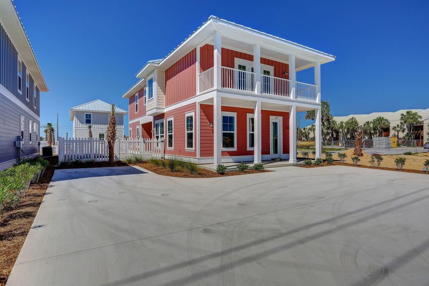 PANAMA CITY BEACH RENT Ready /Thomas Dr-Estimated $100,000 plus rental income!!!-4 BEDROOMS-3 1/2 BATHS W/INCLUDES PRIVATE POOL, NO HOA and BUNK ROOM--Located just Steps to the beach between Access #8 & #9 and a short stroll to Schooners. Home features top quality vinyl plank flooring and tile, stainless steel appliances with solid surface counters. Covered lanai just off the pavered pool deck with large covered front porch and balcony just off the 2nd floor Master Suite to enjoy the Gulf views. Two large bedrooms (first floor and second level) with en-suite baths, bathtub (2nd floor) each with separate tiled showers and large walk-in closets. Bonus Bunk room area (8'x 14'') can be used for multiple purposes, more beds, game room, storage, etc. All listing information to be verified.