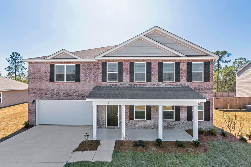 This stunning home boasts over 4000 square feet allowing room for everyone. The master suite is located on the first floor with a large bathroom and walk in closet adjacent to the bathroom.  The additional bedrooms are all upstairs which has its own entertainment/family room .  This bonus feature gives that designated area for the kid's toys, gaming devices, and frees up the living room on the first floor for a more formal entertaining space or ''adult retreat''.  The designated office is conveniently located at the front entrance of the home.  There are also two full baths on the second floor and plenty of storage throughout.Pictures, photographs, floor plans, elevations, features, colors and sizes are approximate for illustration purposes only and will vary from the homes as built.