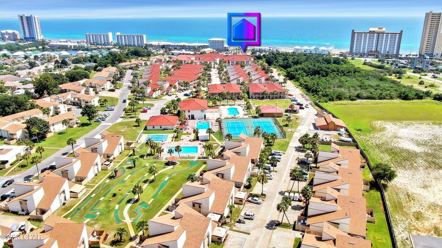 CURRENTLY UNDER CONTRACT, SELLER WILL CONSIDER BACKUP OFFERS. This is the one!! This fully furnished unit is in a desired location in the complex, very close to the beach access. The largest 1 bdrm/1.5 bath plan in Horizon South offers an open floor plan with a large kitchen, breakfast bar and granite countertops. Also has bunk beds, new furniture, New flooring, new doorknobs, hardware & lighting, private covered balcony. Very well maintained and taken care of, owners have never rented condo. Horizon South offers all the amenities you would need, a gated community, four pools, one of which is heated, a hot tub, mini golf, tennis courts, basketball courts, a workout room, and a clubhouse.