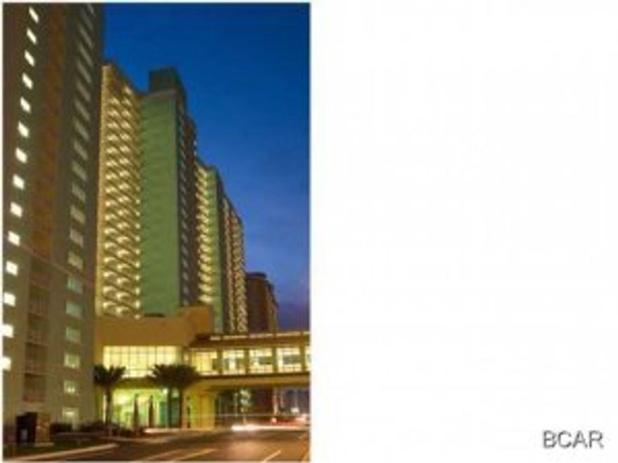 OWNER FINANCING BEING OFFERED! First Time Offered For Sale ... #1427 at EMERALD BEACH RESORT ... PCB's newest destination resort. Approximately 934sf 1+ bedroom / 2 bath luxury condo. OUTSTANDING Gulf Front Views! Fully Furnished. Kitchens with 3cm granite counter tops and GE profile appliances. Laundry area with full sized washer/dryer. 12' foot wide, ceiling to floor, sliding balcony doors brings those beautiful Gulf views into this condo. These 1 bedroom plus bunks with 2 full baths are great rental properties, with some generating gross annual income of $30,000+. Emerald Beach Resort is just a short walk to the Pier Park, Pier Park North and Pier Park West regional shopping and entertainment complexes, offering a dozen plus restaurants and a 100 plus stores and shops.