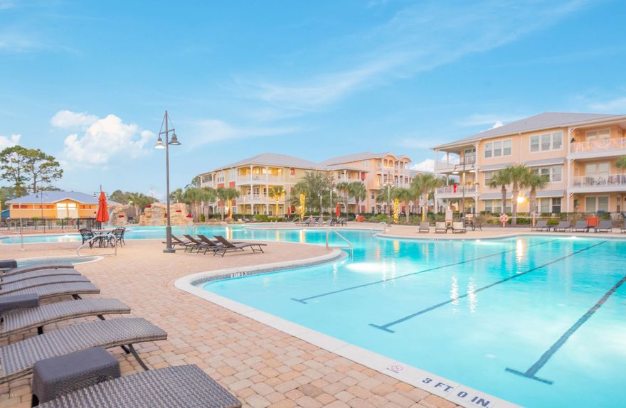 Ground Floor Island Reserve 3 Bed/2.5 Bath Unit in a Prime Location! Look out your windows to see the beautiful 1 acre pool with waterfalls and on the other side enjoy the courtyard with the extensive landscaping. Island Reserve is a gated Resort community that boasts its sense of community and its amenities to create a healthy lifestyle no matter how old you are. Fitness Center and Indoor Basketball court are heated and cooled year round. The clubhouse is often used a lot for the monthly parties hosted by the social committee. Covered parking & security This unit has Granite counter tops and bamboo wood floors.  The master has a walk in closet a Garden tub an separate shower. Island Reserve has low dues and is well run. Photos of the inside of this unit are coming soon!