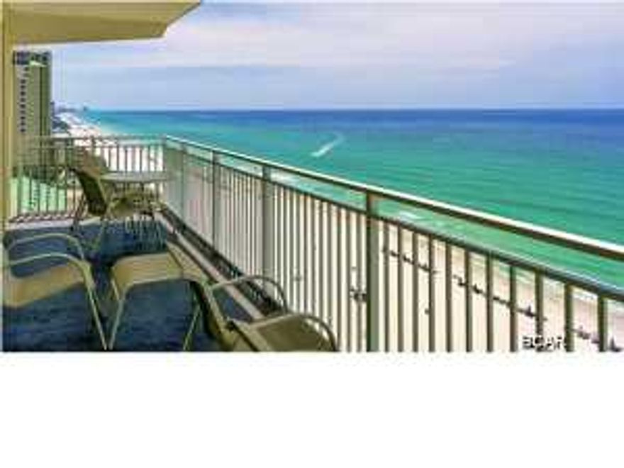 This fully furnished 3-bedroom condominium is a 9th floor end unit at Sterling Reef. It has glass on the gulf side and the east side of the unit that provides panoramic views down the east side of the beach. Sterling Reef offers many amenities including a bi-level pool that is heated seasonally, activities room, covered beachside parking and a fitness center. This condominium is located near Shipwreck Island Water Park and next to the M.B. Miller fishing pier. All measurements are approximates. Please refer to the condominium declaration and verify if important. More pictures will be comming soon.