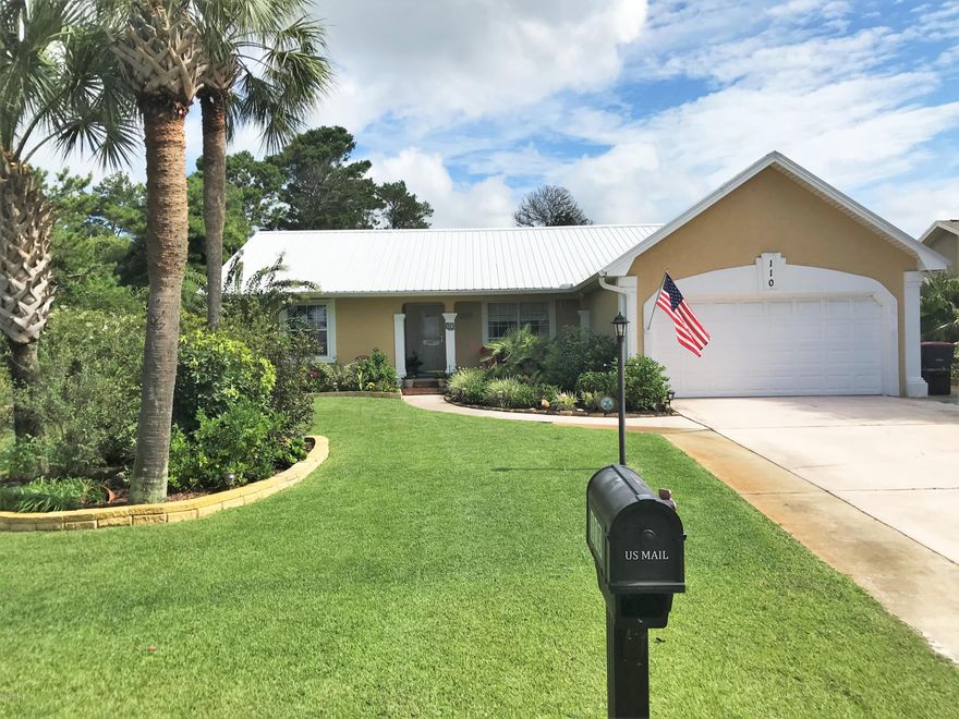 This 1678 sf home comes with an additional 200sf heated and cooled fla. room joining the covered gunite pool. A yard Building and pergola are well placed among the lush landscaping, wih includes Lime a

& Orange trees. A onsite well provides water for all the plants & well kept yard. An enhanced dive & 50 AMp Ele. Connection are in place for  Camper Or Motorhome. Inside find plenty of space for Living and dining. New granite counter tops, stainless steel aplliances,and a gas stove makes the kitchen a pleasing place to cook. The master is plenty spacious and is joined by the updated bath, with double sinks,2 closets, and a Linen closet. Beach time is only a short walk away Call today for your on personal​​‌​​​​‌​‌​​​​‌​​‌​​​​‌‌ tour.