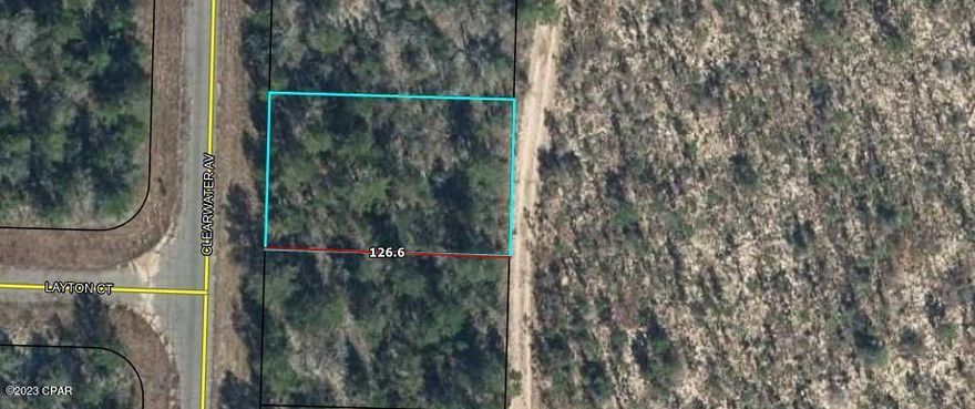 his property is located in a quiet location. Sunny Hills has 26 lakes/ponds, including crystal clear Gap Pond and the well-known Boat Lake. There are 5 boat landings in the community for the fishermen. Deed restricted, but there is no HOA fee that applies. No mobile homes. Enjoy the slower pace of life this area has to offer and significantly lower taxes! Washington County is among the top five counties in the state of Florida that have the lowest property taxes. This lot is only a 20 minute drive from Chipley or Bonifay and about 45 minutes from PCB.