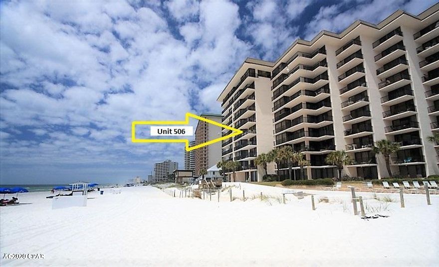 Pelican Walk 506 is a BEAUTIFULLY RENOVATED 1450 sqft 2BD/2Bath GULF FRONT. Enjoy SPECTACULAR GULF views from open concept living room, dining room, & kitchen. The Gulf front balcony is the perfect spot to watch Sunsets! Coastal décor & furnishings, ceramic tile, crown molding, and custom tile showers are just a few of the many upgrades in Unit 506. The Master Bedroom features a renovated adjoining master bath, with custom tile shower and double vanity sink,  The Guest bedroom features 2 Full size beds (perfect for the kids and grand kids), coastal furnishings, and an adjoining bath with a new tub/shower combo with grab bars. Pelican Walk has 2 pools, hot tub, grill areas, tennis, racquetball, & MORE! Must see!