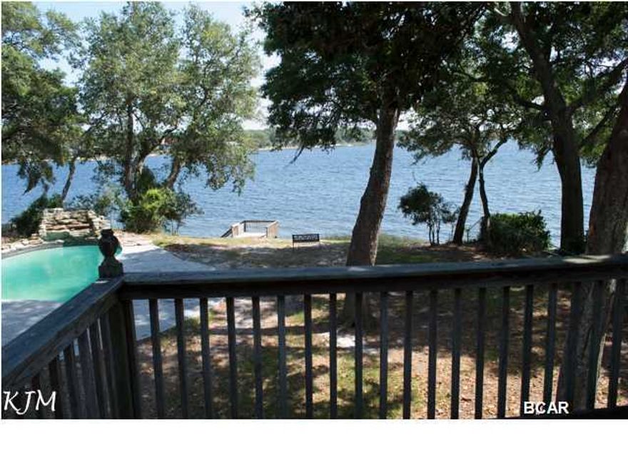 WATERFRONT!! This 4 bedroom, 2.5 bath home is right on the Bay! The sunset view is amazing, and being on the water offers plenty of opportunities for water sports and fun. The interior offers just over 2800 square feet, formal dining room, 2 living areas, a bonus room and fresh paint. The exterior features a large garage, an in-ground pool with a rock fountain, a private dock, and a large fenced yard. Half off deposit for Military!