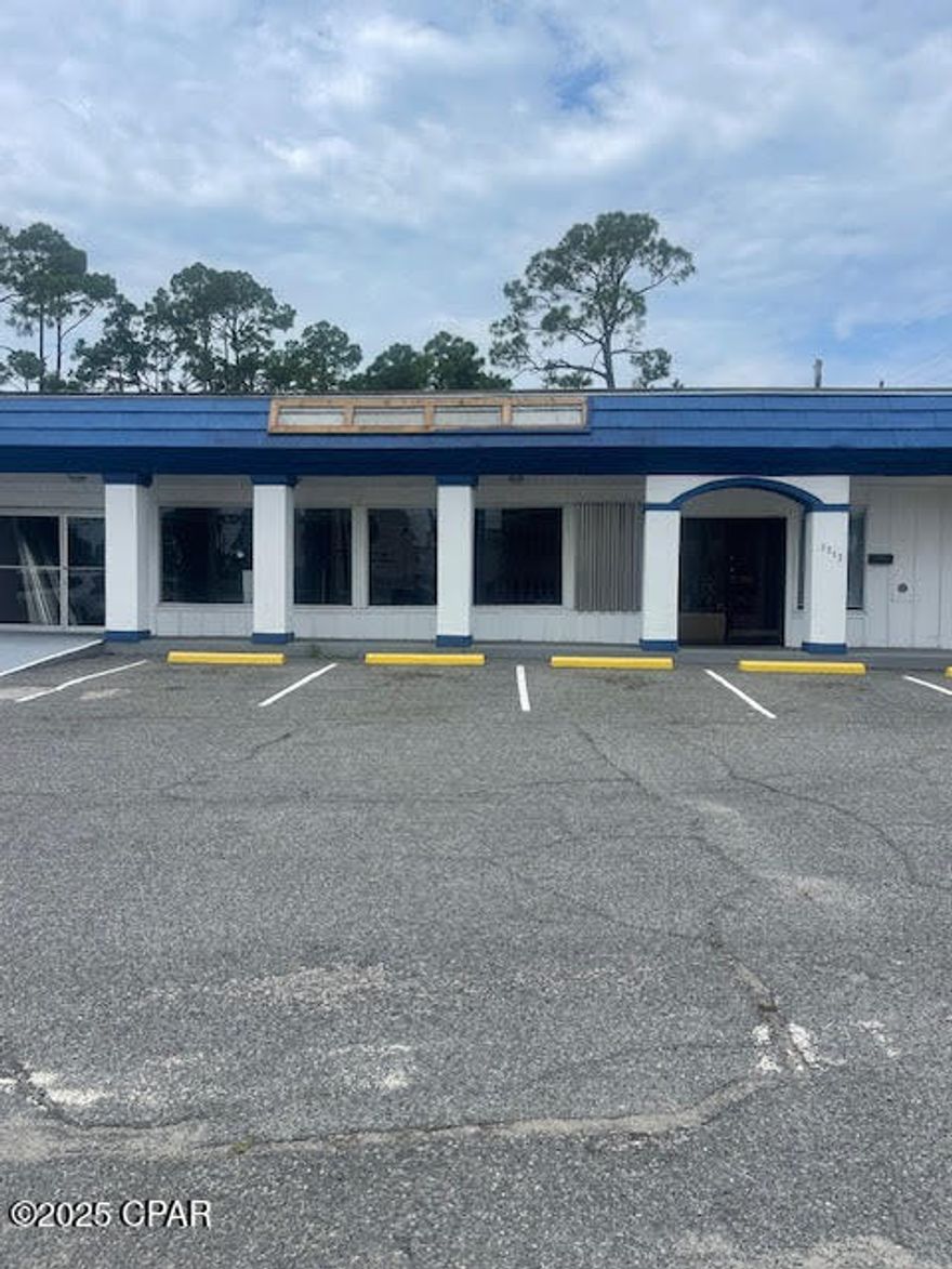 Absolutely great location on the popular Thomas Drive. New roof July 30, 2021.
3 units right across from the Navy base. Anything would be a money maker here.. Property has 3 freestanding buildings compromised  of 2 offices and a huge warehouse that is 2880 sq feet climate-controlled built in 2008 with 19' peak, 12' eaves and 14' roll up door, sprayed in insulation and foundation is plumbed for a restroom. Building A is 2760 sq feet with an open concept workspace with multiple entries and a restroom. Building B is approximately 1020 sq feet office space. There are also 4 other storage buildings on the property.