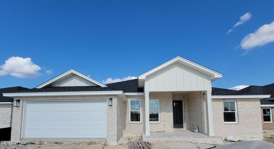 Bay Counties newest community has come to life, These homes are built by one of Bay Counties most sought after builders, Brick homes with spacious floor plans, custom solid wood cabinets, Quartz counter tops, Upgraded light fixtures, doors, Insulation, Trim, Low E windows, Luxury Vinyl flooring, Stand alone tubs, Neighborhood has under ground utilities, lighted streets. Zoysia Grass and landscaping! Let College Station be your next move.. This is a Rollins floor plan