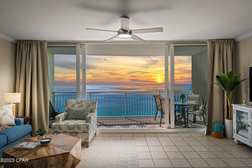 Expertly managed by Liv-Vacations, ''Mer Vue'' is a stunning retreat in one of Panama City Beach's top tier resorts.  
Ideal for family beach get aways, Mer Vue generates generous rental income when you're not here enjoying it yourself.
Experience clean and comfortable beachfront living in this beautiful 1-bedroom, 2-bathroom Gulf-front condo nestled on the white sandy shores of Panama City Beach, just 2 miles east of Pier Park. Enjoy Emerald Beach Resort's renowned convenience of private gated parking (two vehicles per reservation), multiple pools, a tiki bar, fitness center, game room, and outdoor game area. Take in the beautiful Gulf views and direct beach access with two beach loungers and an umbrella on the resort's private beach, complimentary during your stay This condo has been updated as of January 2023 with all new furnishings and decor, fresh paint, and features a Café brand refrigerator and dishwasher. Relax in all the comforts of home with three Roku TVs, a fully stocked kitchen, and luxury bedding topped with plush feather down duvets. Other Emerald Beach Resort amenities for you to enjoy include an on-site Starbucks, a SkyBridge featuring a SkyBar which overlooks scenic Front Beach Road, 8 conveniently fast elevators, 24/7 Security, and oversized vehicle parking.
This is a top tier unit in a top tier resort.  Don't miss out on this exceptional opportunity to own a place here in paradise.  Rental projection available upon request.