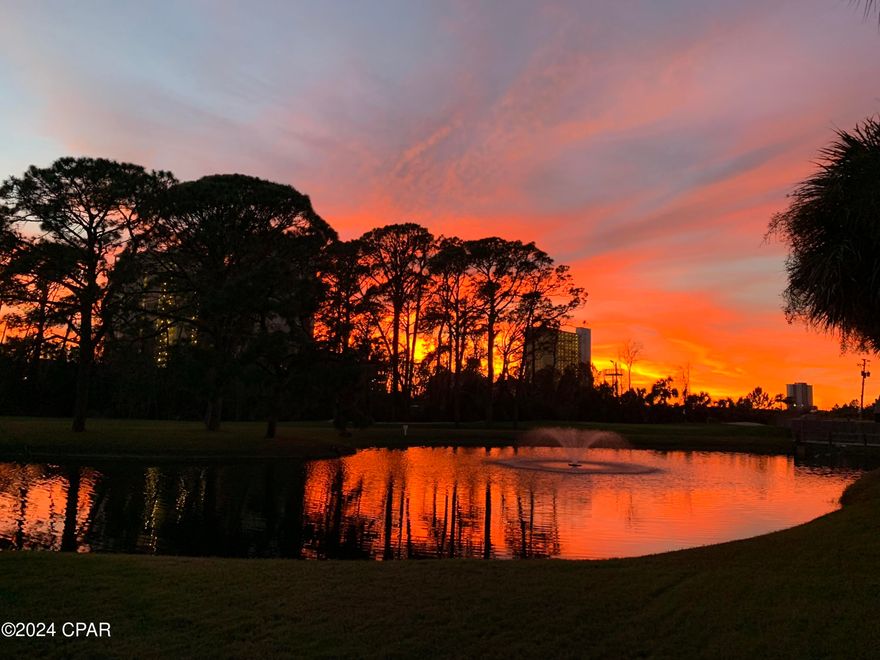 4th LOWEST PRICED 2 bedroom condo in all of PCB, BEST DEAL in ALL of Edgewater, $5k in Seller Concessions, and FREE GOLF for life... It simply doesn't get any better than this!!!

Are you someone that enjoys the finer things in life? Someone who loves unbelievable sunsets, peaceful and serene water views, a nature wrapped backdrop that is second to none, and unlimited golf on your very own executive 9 hole course? 

If this sounds like something out of a dream, then owning the most value priced ground floor Golf Villa in the most illustrious resort in all of PCB is the PERFECT fit for you!

Edgewater has been the most highly coveted Beach Community in all of PCB for years, and for good reason. With over 10 different pools, an executive 9 hole golf course (free to you as an owner), the area's most prestigious convention center, ample beach bars/entertainment, and an expansive resort style ocean front pool unlike anything else in town (fully surrounded by cabanas, waterfalls, and incredible landscaping), it is easy to see how this has been one of the most popular destinations on the beach for well over 20 years!

Sure... Edgewater is a place unlike any other in town, but with over 40 Golf Villas for sale, what makes this particular one so uniquely special?

The answer is simple. LOCATION!!!

The 800 building is perhaps the most sought after building in the entire community due to its unbelievable setting, and they very seldom come available. This building is highly coveted because it is the ONLY ONE in the entire community that directly overlooks the most peaceful pool in the community, the most tranquil and peaceful pond around, and the well-manicured 2nd green of the golf course. It is a true Oasis!

The location of this ground floor Villa provides privacy unlike any other unit on the market, and with Mother Nature providing the most incredible backdrop of woods, shade trees, and expansive greenspace, it is easy to see why this is THE PREMIER location out of the entire community!

This incredible Villa truly offers the best of the best! Being a ground floor unit, this home provides spectacular convenience and allows you to park right at your door - no steps and no elevators! The incredibly spacious split floorplan offers ample room throughout, and much of the home has already received tasteful updates. 

The Master Bedroom overlooks the beautiful pond through its panoramic patio doors, and the attached ensuite boasts a newly updated tile shower and new toilet. The 2nd Bedroom is much larger than you will find in most condos on the beach, and its attached full-size bathroom offers incredible privacy and convenience. 

The large kitchen has all new granite counter tops and is equipped with high-end stainless-steel appliances. And the living room is where the amazing location once again takes center stage... No matter where you sit: at the oversize breakfast bar, at the dining room table, or anywhere in the living room... you are blessed with views of the peaceful pond and gorgeous greenspace.

This condo has been meticulously cared for over the years (being the owner's primary residence), and when you consider the fact that many of the big-ticket items have already been replaced (HVAC 2021, Water Heater 2021, Washer/Dryer 2021, LVP Flooring 2021, Paint Aug 2024, etc.), this incredible Villa is an absolute steal at this price!

Do yourself a favor and look at all the other 40+ units for sale. Don't just look at the pictures and prices, but actually go to the buildings and FEEL the location for yourself. Then, come be our guest and visit unit 805.

Welcome Home! Almost instantly you will understand that this one truly is different... You can do anything you want to change the inside of a condo, but there is nothing that can be done to change its location, and this one has that special location that just ''feels'' like home.

The Golf Villas are the perfect spot for calling home, but they also boast some of the strongest "non-Gulf front" short term rentals in town. Whether you are looking for a place to call home, or looking for your next investment property, unit 805 offers everything you could ever want (including unlimited free golf for owners) - and so much more. Welcome to Paradise!