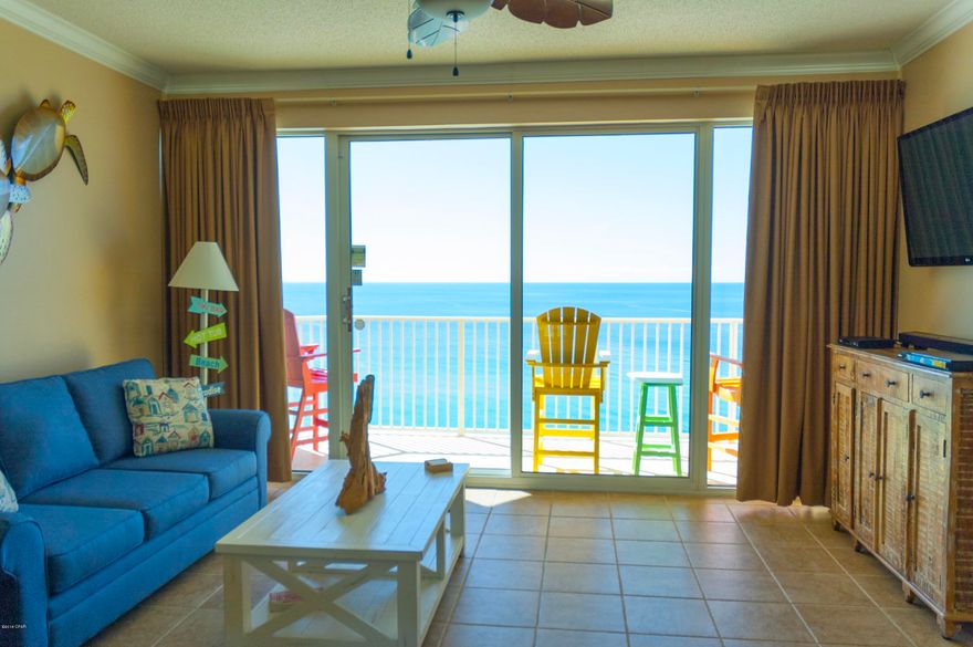 OPEN HOUSE THURS. 23RD FROM 12-3 This 1 bed, 1 bath condo in the sought after Boardwalk Beach Resort has just been updated. All new furniture and brand new washer & dryer. Carrier AC is 2 yrs. old. Decorated with a beachy theme. Granite counter top & fully stocked kitchen. Great past rental income. Boardwalk has upsclae amenities like beach/pool side tiki bar & grill, 2,500 sq ft heated pool, 2 hot tubs, kiddie pool, sun deck, large gym w/gulf views, sauna and a market on site just in case you forgot something. Parking on the same side as condo. Great rental investment or a 2nd vacation home. Boardwalk is close to may great restaurants & shops. Signal Hill Golf course is across the street.