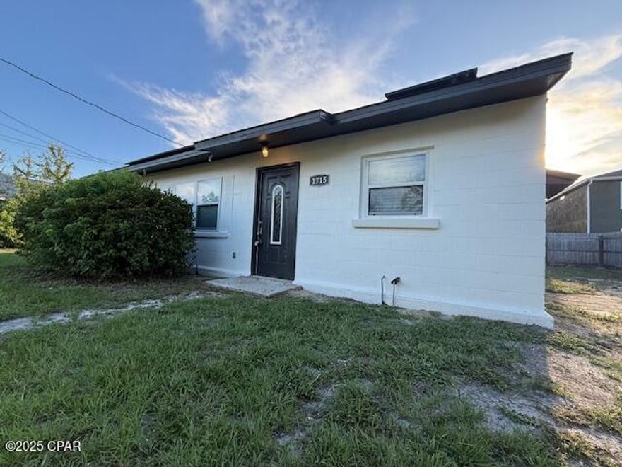 Recently renovated long term rental. This block home includes functional solar panels making your power bill almost nothing. With new windows and concrete block construction this home is very well insulated and energy efficient. Pets are allowed with some restrictions.