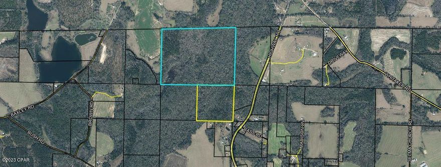 Currently Under contract seller considering backup offers.  Property consist of 2 parcels.  0324.00-000-000-002.000 and 0325.00-000-000-002.00  Totaling 170 acres.  Property is not cleared and currently land locked.  Family is contacting an attorney for legal easement.  Backside of property appears to be on the Alabama line.