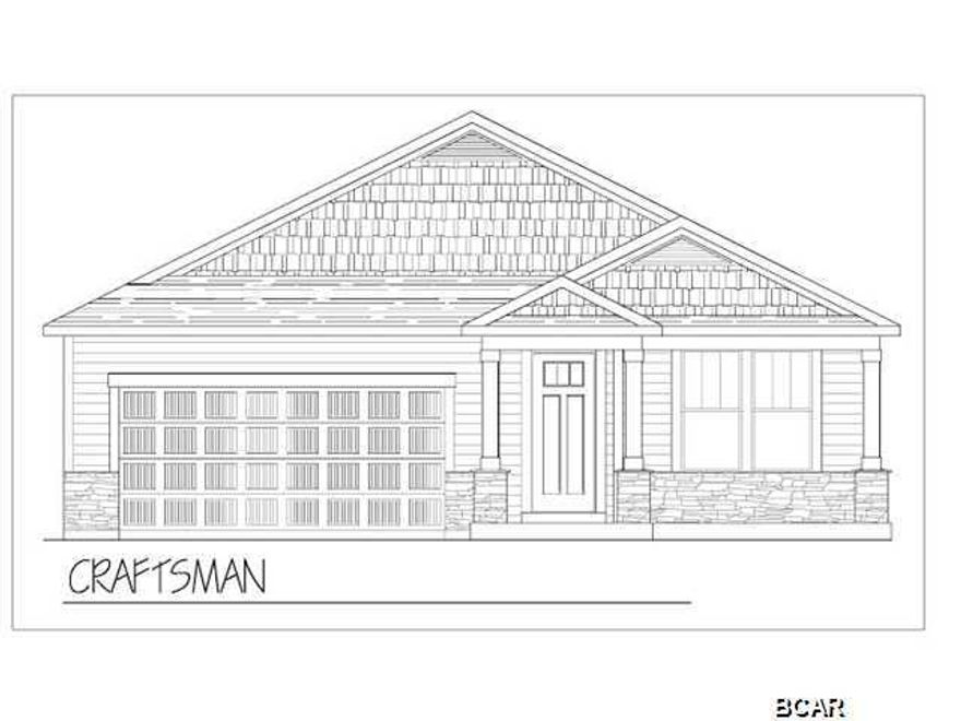 This home has a Mangrove Floor Plan with a Craftsman Elevation.

A Samuel Taylor built home includes standard features such as designer carpet in main areas and bedrooms, 8 ft. 2 panel craftsman interior door package, brushed nickel fixtures and faucets throughout, insulated (R19) interior common walls and insulated (R38) ceilings, and durable Sherwin Williams premium interior wall paint. Kitchen features stainless steel appliance package (range, dishwasher, & microwave) and oversized 36'' wood cabinetry with crown molding, and granite counter tops. Full bathrooms include raised vanity heights, large tile flooring in bathrooms and laundry rooms, 2 x 6 Exterior Wall Construction, and hurricane tie down rod anchor system. Exterior of home includes coastal and craftsman architecture, spacious car garage, architectural roof shingles with an extended warranty, low maintenance aluminum fascia and vinyl soffits, termite treated foundation, Hardi-Plank siding with an extended warranty, and durable Sherwin Williams Loxon exterior paint. All new construction homes are backed by a 2-10 Home Buyers Warranty. Your HOA dues includes lawn maintenance for the home. The Whisper Dunes subdivision includes sidewalks, curb & gutter, a beautiful community pool and pool cabana. Whisper Dunes is a golf cart friendly community and you are within a short driving distance to our beautiful beaches, Pier Park shopping, NW FL Beaches International Airport, and the beautiful 30A South Walton area. Choose your lot, floor plan & elevation, choose your design options, and pick your paint colors! All measurements and sizes are approximate, please measure for accuracy and verify all sizes.