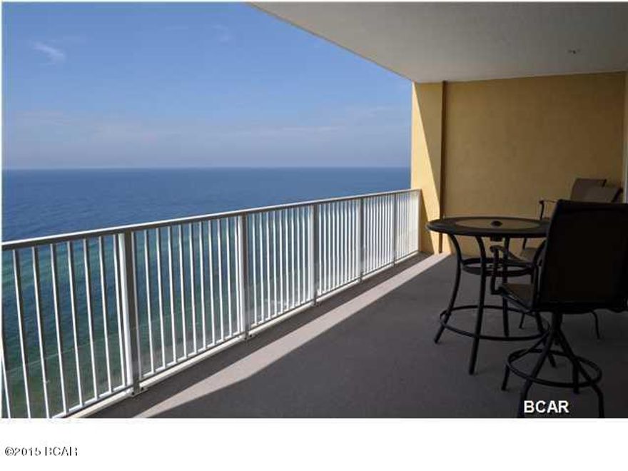 Welcome to Tropic Winds, a gulf-front condo development on the west end of Panama City Beach. This 19th floor unit has two spacious bedrooms, a private balcony and the sellers opted for the upgraded appliance package. The unit is beautifully furnished and has granite counter tops, tiled back splash, 9' ceilings with crown molding, and two designated parking spaces (one covered) in the north parking lot. Tropic Winds amenities include 330' of dedicated beachfront, an indoor/outdoor pool, oversized hot tub, steam room and sauna, and an on-site fitness center. The complex is just 5 minutes from Pier Park, golf courses and more! All info is approx. and must be verified by Buyers if important.