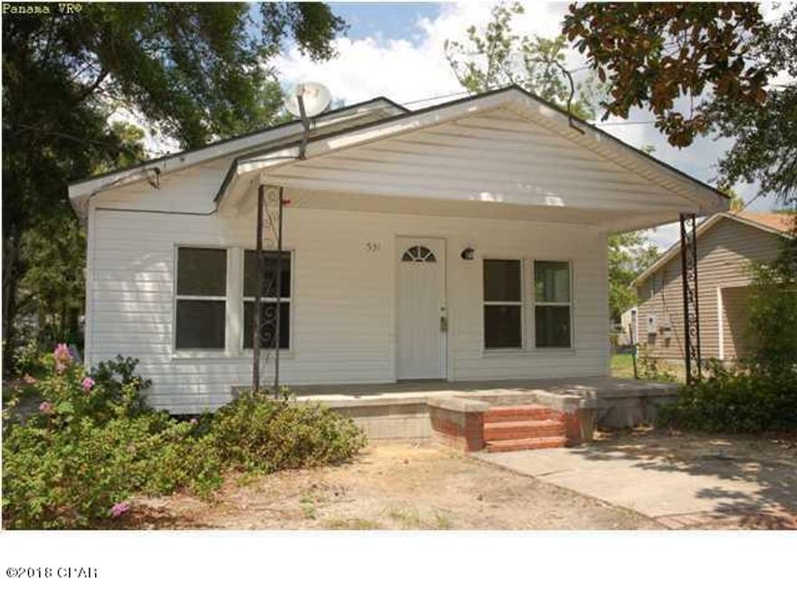 For rent. 3 BR/1 BA home with large back yard located near Bay Medical Hospital. Newly updated with new flooring and paint. Kitchen updated with new cabinetry, counters. Conveniently located and move in ready. **No pets allowed.