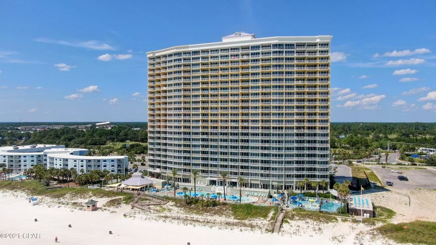 ***ASTONISHING VIEWS*** From this beautiful one bedroom/one bath with bunk condo delivers the finest in upscale resort living! Accommodating up to 6 guests, this condo makes for a great vacation home or live-in ready. A stylish mosaic piece offers tasteful accenting as you enter this spacious open concept floor plan. The sparkling floor to ceiling windows promise breathtaking Gulf views from the living room and kitchen. There is plenty of room for lounging with comfortable sleeper sofa, built in bunk area and plenty of dining space. The kitchen features granite counter tops, modern white appliances and a convenient breakfast bar. The spacious private balcony is perfect for enjoying sunrise or sunset as you bask in the refreshing Gulf breeze. Tile flooring is found throughout the hallway, kitchen and living areas.

Boardwalk Beach Resort is situated directly on the beach and offers a tremendous strip of private beach for guests to enjoy. This 22 story Gulf Front condominium is located in the heart of Panama City Beach. The resort is surrounded by restaurants, golf, nightlife, shopping and family attractions. In keeping with a sensational reputation, Boardwalk features an endless variety of amenities and extravagances for you to enjoy.

Resort Features:

* Beach and Water Sport Activities
* 16 Acres of Private Beach
* Beachfront Bar and Grill
* 2 Swimming Pools
* 2 Gulf Side Hot Tubs
* Interactive Children's Splash Zone Pool Area
* Arcade / Game room
* Food Court open seasonally
* Covered Parking and Security Gated Access

Age, dimensions and square footage are approximate. Buyer should verify if important.