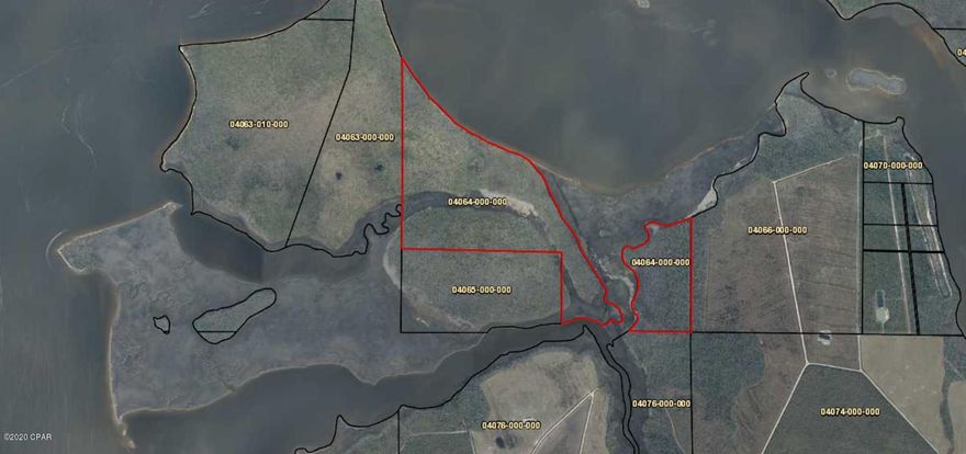 5600 ft of water front property on the intercoastal waterway. 303 acres. property is zoned CSVH. There is approximately 180 acres +/-  up lands, the rest is water way and Marsh. There is no public road access to the property. The adjoining parcels have limited access from logging roads are owned by Deseret Ranches of  N. Florida. General elevation contours from the Bay County GIS mapping is 1 to 4 ft. predominantly jurisdictional wetlands. Many possibilities for long term investment. The seller has no knowledge of the property, there are no surveys or environmental reports on record. The buyer will be responsible for any and all due diligence...