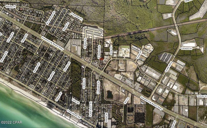 Great building lot on the West end of the beach.  Located approximately 1/2 mile to the beach.  Convenient location to Pier Park, Rosemary Beach and 30A shopping, dining, and entertainment.  No flood zone and a new development being constructed down the street.  This one won't last long!