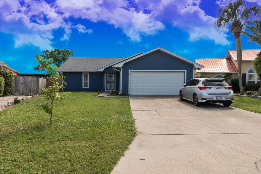 UNDER CONTRACT SELLER TAKING BACK UP OFFERS This home has been remodeled and is ready to move in ! New Paint, Flooring, Fixtures , Fence across the rear, Storm Door.

NO FLOOD ZONE. .Under ground utilities.

2 car garage- Bid a Wee Dedicated-Private access Beach just a short walk-bike-golf cart ride away. Close to schools, restaurants, Pier Park and the Air Port.

Heated and Cooled Sunroom