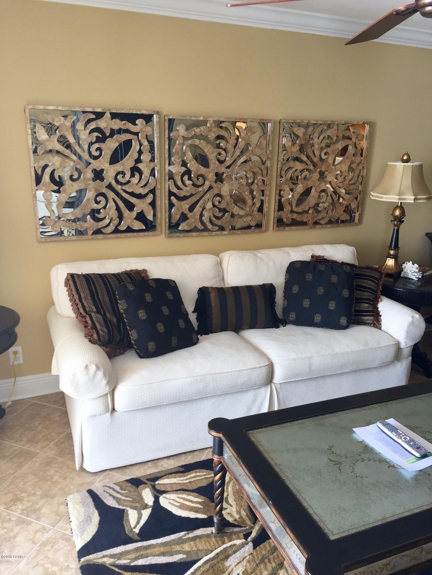 TOTALLY RENOVATED ''ELEGANT'' GULF FRONT CORNER UNIT W/UNOBSTRUCTED VIEWS. Not on rental and used by owner only a few times, exquisite décor and high-end furnishings, granite countertops, custom double sink, new appliances, paint, Plantation Shutters, smooth ceilings, new tile flooring throughout, coffered ceiling, new kitchen cabinets,crown moulding OWNER HAS ADDED A SHOWER TO HALF BATH MAKING IT 2 FULL BATHROOMS.Guests have access to clubhouse and other resort amenities, including swimming pools, hot tubs, game room, and courts for racquetball, shuffleboard and tennis.

Pelican Walk also offers private beach access and convenient beach gear rentals—pick up a beach chair and an umbrella for a day at the beach, or rent watercraft.