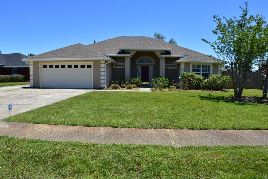 CURRENTLY UNDER CONTRACT, SELLER ACCEPTING BACKUP OFFERS.  Fantastic Northshore home with a pool! This 3BR/2BA home features a split-bedroom floor plan with raised ceilings, crown molding, water resistant wood laminate flooring, fireplace, and other unique architectural features. Roof was replaced in 2015 and the garage door, fence and pool pump are all new.  Great floor plan for a growing family with a  bonus room and each bedroom has walk-in closets. Off the back of the home is a large covered patio and the in-ground pool is saltwater chlorinated.  The 2-car garage includes a workbench & extra storage & you also have an extra driveway for extra vehicles, boats, RV, etc. All info is approx. & must be verified by Buyers if important.