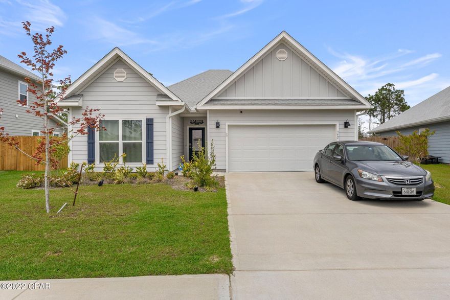 AMAZING 4 bedroom 3 bath home, with a very desirable Multi-Generational Kennedy floor plan. Located  just minutes away from the city and beach.

 This beautiful home has an open kitchen, granite countertops, stainless steel appliances, and an island with dishwasher and sink. There is an attached efficiency 

 living area complete with kitchen, living space,  and bathroom. Large family area with 9 ft ceilings has access to the spacious covered porch. Master bedroom boasts a large tub and 

 separate shower with a dual sinks and water closet. The home was built with a Zip Sheathing structural roof and wall system with an integrated water resistant and air barrier for

 weatherization. HOA inclusions offer a central mailbox and dog park within the neighborhood.