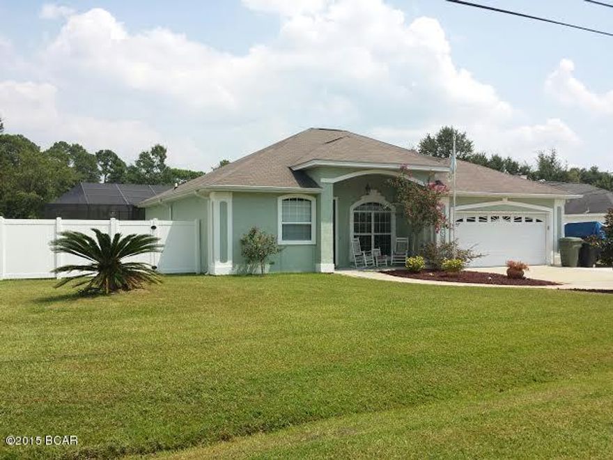 This home is just BEAUTIFUL!!! Home has  many upgrades such as hardwood flooring in living and dining room, new granite counter tops in kitchen and custom back splash. Home also has extensive bathroom remodel featuring double vanities with granite,custom cabinets,large soaking tub and giant stone tile shower. Beautiful living and dining room with high ceilings, kitchen with large breakfast bar and nook and family room with gas fireplace and built in bookcases. This home has a split bedroom plan with 2 large Guest bedrooms with adjoining bath. Master offers large walkin closet with yet another separate closet and walkout access to the most gorgeous pool you have ever seen with hot tub and waterfall feature and large raised sun deck. All pool decking consists of travertine tiles! Hurry!