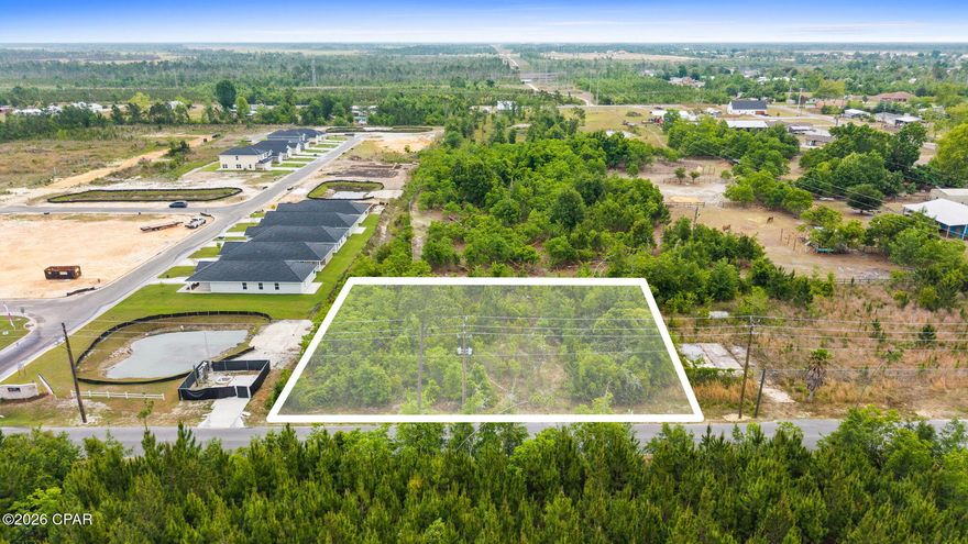 Attention builders, future homeowners, and investors! This prime vacant lot offers an incredible opportunity just outside the Callaway city limits in a fast-growing area.

Conveniently located within walking distance to Callaway Elementary and only minutes from Eastern Shipbuilding and Tyndall Air Force Base, this property provides both accessibility and long-term investment potential.

This larger buildable lot features paved road frontage along with access to city water and sewer, making the building process even more convenient and cost-effective. Situated right next to the new Fox Glen subdivision, this location is ideal for a new construction home, rental investment, or buy-and-hold opportunity.

Whether you're looking to build now or invest for the future, this property checks all the boxes for location, convenience, and potential.