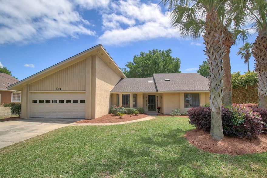 **PRICE TO SELL**AND MOVE-IN READY NOW***BAY POINT 3 BEDROOM/2.5 BATH ON MEADOWS GOLF COURSE-Located in the prestigious and gated Bay Point Community, you will find this home is situated for beautiful golf views and southeast exposure just out you back door. You will step out onto the 10x20 covered porch to enjoy the afternoon breezes and lush landscaping. Inside this custom built one owner home, there is a huge great room with wood burning fireplace, a formal dining room, kitchen with quartz countertops and a breakfast room. Tons of natural light throughout this home. The master bedroom is oversized with high ceilings and walk in closet with lots of storage. The garage is a large 2-car garage and the exterior of the home is nicely landscaped. Seller is Lic. Real Estate Broker